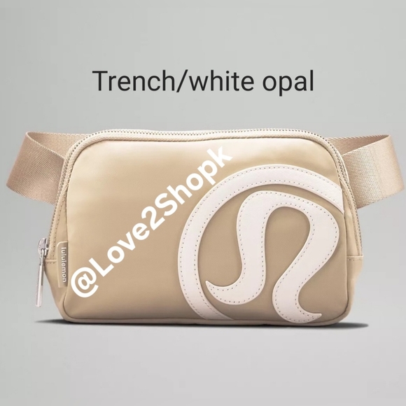 SOLD ON ANOTHER SITE- NWOT Lululemon belt bag trench/white opal - Picture 4 of 5